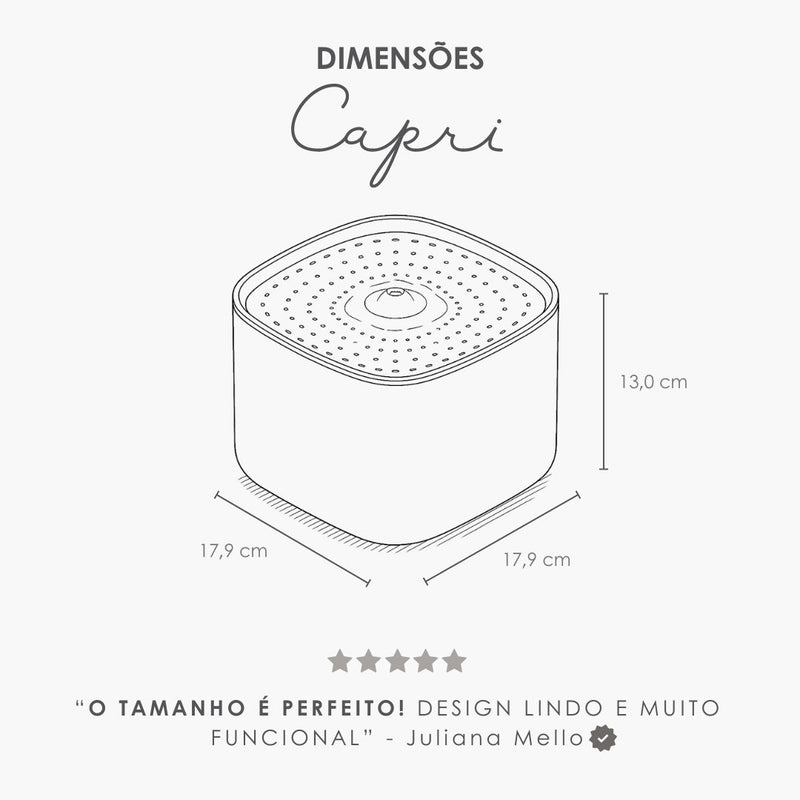 Fonte Purificadora para Pets Capri