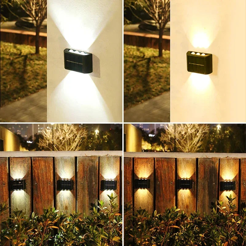 Luz LED Solar Externa 2 em 1 | Iluminação Automática e à Prova d’Água
