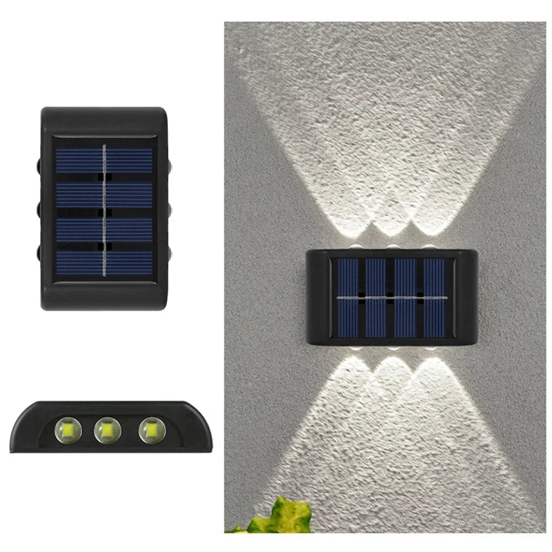 Luz LED Solar Externa 2 em 1 | Iluminação Automática e à Prova d’Água