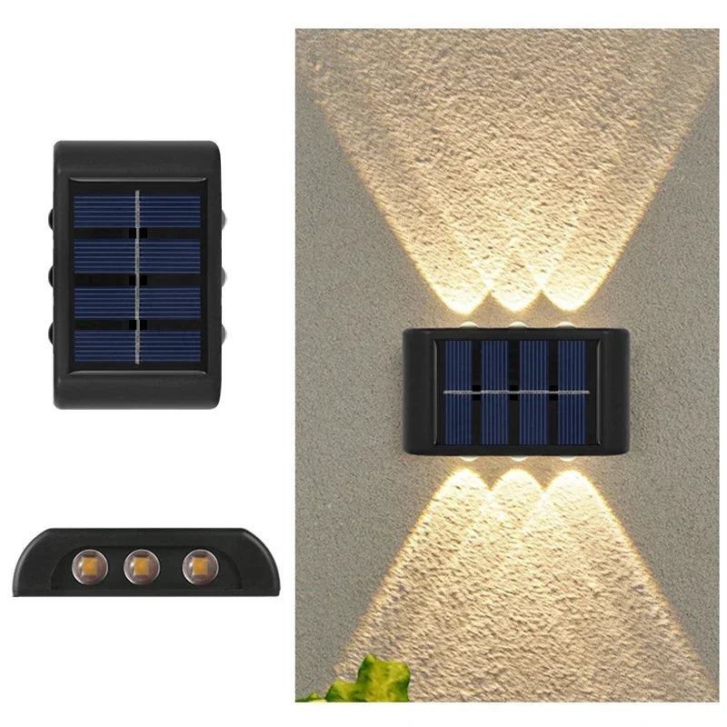 Luz LED Solar Externa 2 em 1 | Iluminação Automática e à Prova d’Água