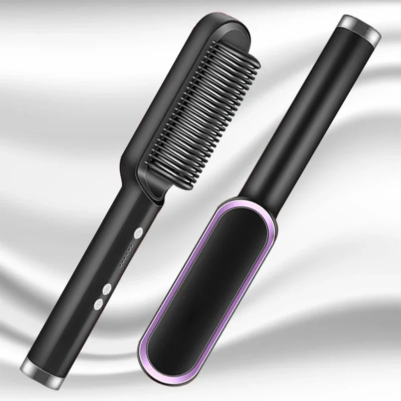 Escova Alisadora e Modeladora Térmica Profissional - LisoPro