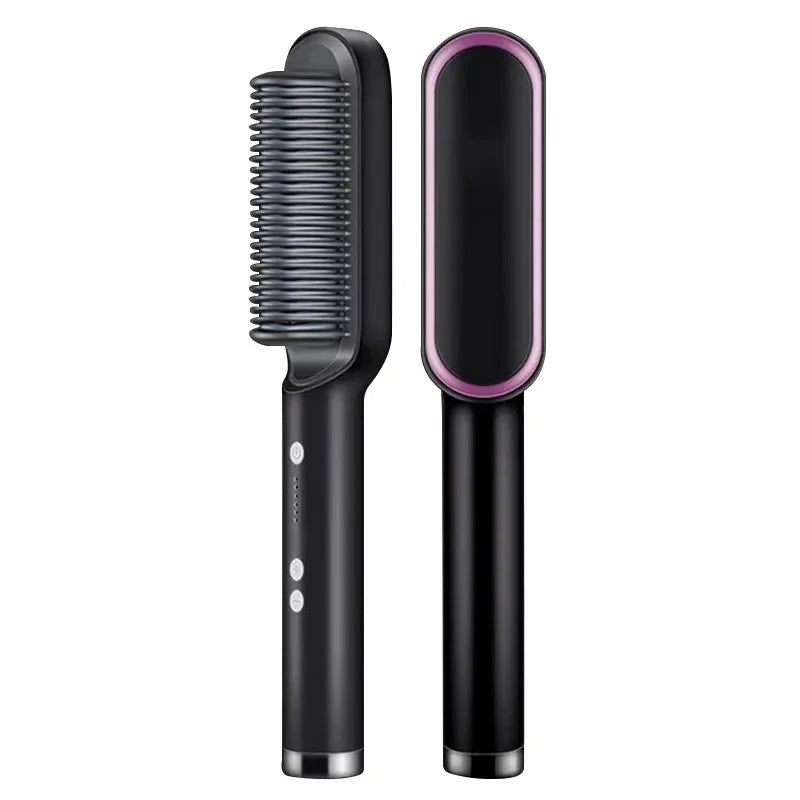 Escova Alisadora e Modeladora Térmica Profissional - LisoPro