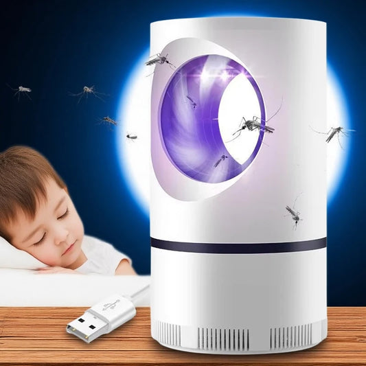 Lâmpada Mata-Mosquito USB com Luz UV e Repelente Elétrico - [FRETE GRÁTIS]